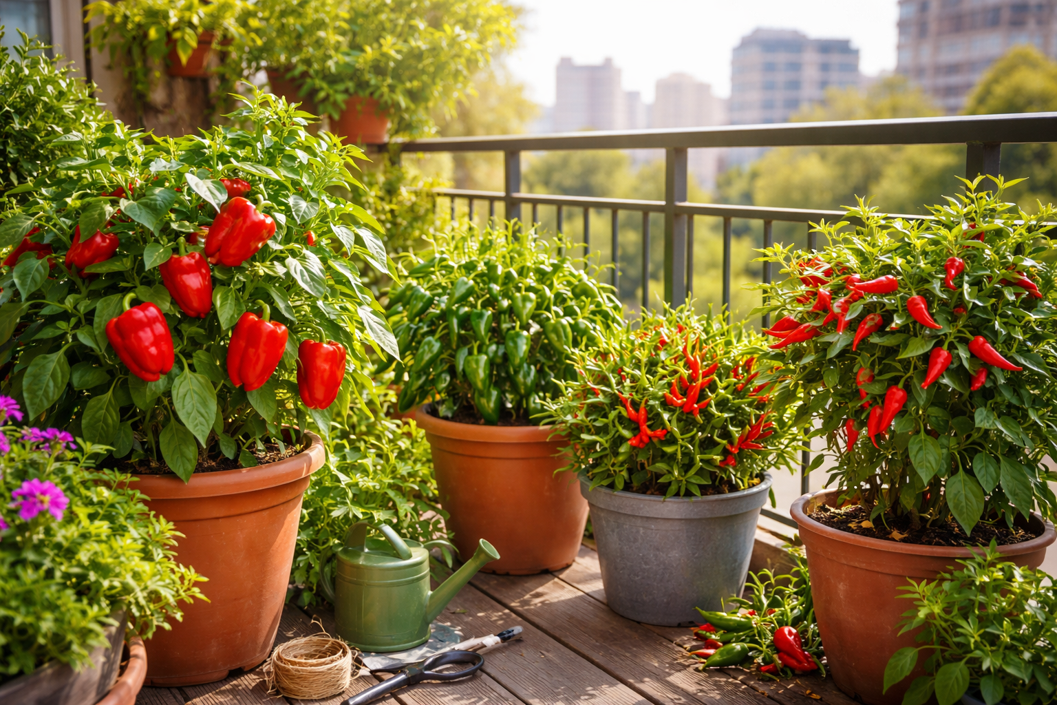 Best Peppers to Grow in Balcony Containers