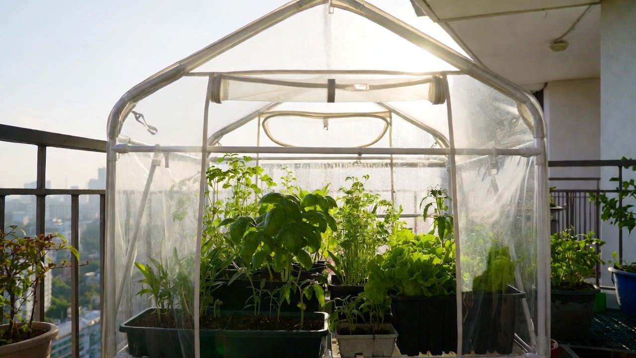 DIY Balcony Greenhouse