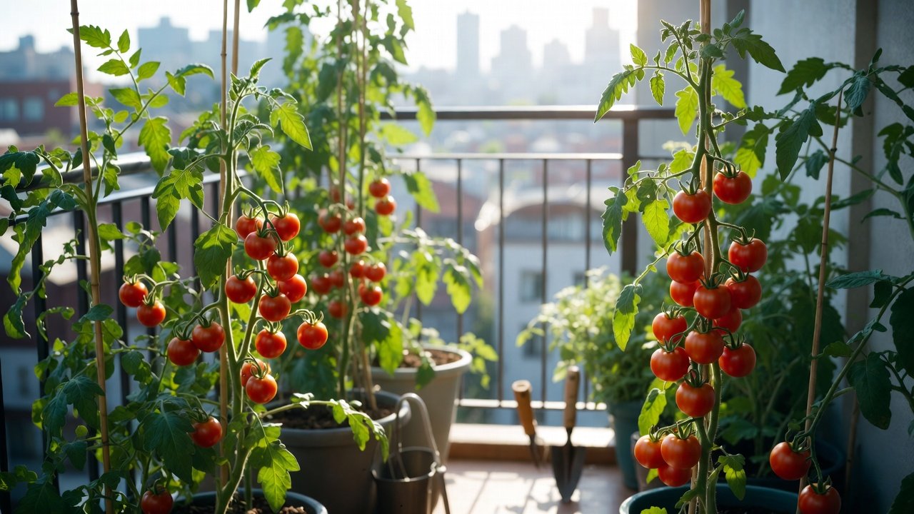 Grow Tomatoes in Balcony Pots